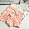 北極絨4條裝兒童內褲女童發(fā)育期純棉女孩學(xué)生10A抑菌平角短褲寶寶中大童 曬單實(shí)拍圖