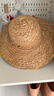 鳴固 農用草帽防曬帽工地帽子遮陽(yáng)帽大檐麥稈草編帽 2個(gè)裝 38cm CW712719 曬單實(shí)拍圖
