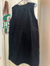 無(wú)印良品（MUJI）女式木棉混燈芯絨背帶裙女裝連衣裙裙子25年秋季BC2OBC5A 黑色 L (165/88A) 曬單實(shí)拍圖