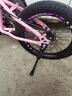飛鴿兒童自行車(chē)中大童男女孩6-10-12-17歲碟剎減震青少年學(xué)生越野山地 【幻彩紫】 單速/碟剎輻條輪 18寸【身高120-140cm】約6-10歲 曬單實(shí)拍圖