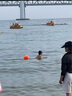 格術(shù)跟屁蟲(chóng)成人戶(hù)外游泳 加厚雙氣囊游泳包浮漂浮標 防溺水充氣浮力球 曬單實(shí)拍圖