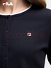 FILA 斐樂(lè )官方女子針織長(cháng)袖衫2025冬新款時(shí)尚經(jīng)典休閑修身亨利衫 傳奇藍-NV M 165/84A/M 曬單實(shí)拍圖