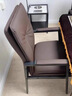 椅子麻將椅靠背棋牌室座椅專(zhuān)用久坐舒服電腦椅茶樓辦公椅會(huì )議室 【豪華加厚款】柔軟皮革-棕色 曬單實(shí)拍圖