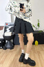 達芙妮厚底樂福鞋女2025新款秋季復古英倫風小皮鞋多配飾百搭黑色單鞋女 黑色【雙配飾 6cm厚底】 37 曬單實拍圖