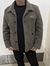 AEMAPE/美國蘋(píng)果 夾克男士毛呢外套男秋冬季翻領(lǐng)高端休閑呢子加厚上衣服 駝色 XL 【適合130斤左右】 曬單實(shí)拍圖