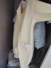 婧麒（JOYNCLEON）加絨連體衣秋冬男女寶寶加厚保暖新生兒衣服外出哈衣 Jlt200706 曬單實(shí)拍圖