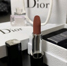迪奧DIOR【鄧為推薦】烈艷藍金口紅絲絨999啞光唇膏化妝品 生日禮物女 曬單實(shí)拍圖