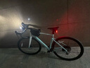喜德盛公路自行車(chē)2025款AD350碳纖前叉座管功率計齒盤(pán)鋁合金超輕氣動(dòng) 流光青 540mm 曬單實(shí)拍圖