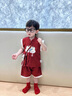 G.DUCKKIDS小黃鴨周歲禮服男寶寶抓周衣服女漢服百日宴百天滿(mǎn)月嬰兒套裝夏季 紅色+香囊 90 建議1~2歲【 80-90cm】cm 曬單實(shí)拍圖