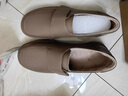 足力健老人鞋中老年冬季女士加絨單鞋防寒鞋保暖媽媽鞋 6119K卡其冬款39 曬單實(shí)拍圖