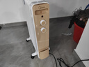 美的（Midea）【金縷衣】取暖器家用/電暖器/電暖氣/加濕烘衣/13片全屋大面積取暖器/電熱油汀取暖器NY2213-18GW 曬單實拍圖