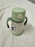 膳魔師（THERMOS）兒童吸管保溫杯禮盒帶杯套把手316L不銹鋼超輕幼兒上學(xué)學(xué)生杯TCKC 曬單實(shí)拍圖