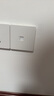 公牛（BULL）開(kāi)關(guān)插座 G12膚感啞光奶油風(fēng) 一位電腦六類(lèi)插座 G12T102B米絨白 曬單實(shí)拍圖