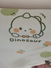 浪莎（langsha）A類(lèi)牛奶絨兒童毛毯子冬季加厚加絨幼兒園寶寶單人午睡毯毛絨被子 小恐龍【A類(lèi)標準 保暖親膚】 100x120cm【一毯多用】 曬單實(shí)拍圖