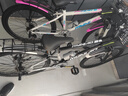 18-26寸碟剎自行車(chē)變速山地自行車(chē)小中學(xué)生戶(hù)外山地自行車(chē) 黑色減震雙碟剎+變速+豪華版+車(chē)筐+后座 26寸適合身高160-180cm 曬單實(shí)拍圖