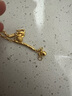 周生生永系列鈴鐺黃金手鏈 三截元棍吊響鈴足金手飾 23716B計價(jià) 17厘米 - 8.22克(含工費200元) 曬單實(shí)拍圖