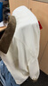 森馬（Semir）外套女中長(cháng)款拼色燈芯絨翻領(lǐng)復古2024新款秋刺繡寬松夾克時(shí)尚 咖白色調00351 L 曬單實(shí)拍圖