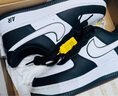 耐克NIKE板鞋男空軍一號AF1 AIR FORCE 1運動(dòng)鞋DV0788-001黑/白40 曬單實(shí)拍圖