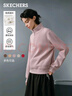 斯凱奇（Skechers）針織套頭衛衣女2025秋季新款長(cháng)袖外套休閑運動(dòng)服L425W012 曬單實(shí)拍圖