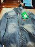 當日發(fā)貨2025新款茄克衫拉鏈牛仔外套男工裝夾克春秋款男士牛仔衣 淺藍色 【秒發(fā)】 M 曬單實(shí)拍圖