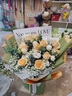 艾斯維娜鮮花速遞11朵玫瑰花束送女友生日禮物全國同城配送 11朵香檳玫瑰花束-推薦款 曬單實(shí)拍圖