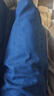 真維斯（JEANSWEST）牛仔褲男2025秋季薄款寬松直筒褲百搭男褲子休閑長褲藍(lán)色40 曬單實(shí)拍圖