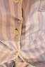 蕉內(nèi)520H超級市場女士睡衣自帶胸墊防凸點家居服套裝微絨暖感春秋季 【女士-帶杯】牛奶-芋紫條紋 M 曬單實拍圖