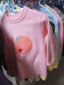 舒貝怡嬰兒衣服兒童內衣套裝純棉春秋睡衣寶寶秋衣秋褲分體家居服粉100 曬單實(shí)拍圖