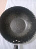 京廚廚麥飯石炒鍋不粘鍋電磁爐燃氣通用鍋具深煎鐵鍋炒菜 麥飯石炒鍋【無(wú)蓋】 28cm 曬單實(shí)拍圖