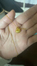萃華足金999小胖福套鏈金坨坨平安鎖黃金項鏈生日節日送女友老婆禮物 【小胖福套鏈】金重約6g 曬單實(shí)拍圖