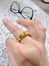 周大福海豚背戒指INS風(fēng)足金黃金戒指女送生日禮物EOF1660 14號 約9.70g計價(jià)(工費880) 曬單實(shí)拍圖
