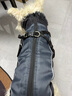 超可耐防風(fēng)防水柯基衣服柴犬雪納瑞泰迪冬季保暖狗狗衣服2025可牽引棉衣 隕石灰 XL碼（適合15-19斤） 曬單實(shí)拍圖