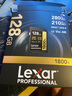 雷克沙（Lexar）v60sd卡uhs-II相機內存卡高速4K單反相機存儲卡 128G 1800x讀280M寫(xiě)210M UHS-II V60SD卡 曬單實(shí)拍圖