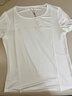 金三塔真絲T恤女100%桑蠶絲涼感透氣親膚純色真絲小衫家居服上裝 白色大圓領(lǐng)（120g真絲針織） L 曬單實(shí)拍圖