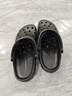 CROCS卡駱馳貝雅洞洞鞋沙灘鞋|10126 黑色-001 40(250mm)  曬單實(shí)拍圖