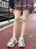 芭比兒童連褲襪膚色女童光腿神器春秋加絨打底褲肉色女孩打底襪子 曬單實(shí)拍圖
