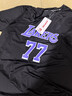 CINESSD夏季湖人東契奇77號籃球服上衣男士T恤美式運動(dòng)速干冰絲訓練球衣 黑色【東契奇77 速干T恤】 XL XXL 曬單實(shí)拍圖