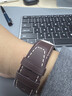 宏力特適用華為watch4pro表帶真皮原裝同款設計gt6pro gt5 watch5 3pro gt4 buds手表通用表鏈46mm表盤(pán) 【木星棕】Watch4pro手撥扣46/48mm表 曬單實(shí)拍圖
