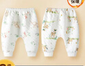 雅嬰世族（YAYINGSHIZU）嬰兒大屁屁褲秋冬夾棉保暖睡褲男女寶寶純棉加厚棉褲可外穿大PP褲 （梅花鹿+叢林象） 保暖大屁屁褲 80 (參考高70-80/21斤內) 曬單實(shí)拍圖