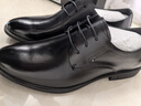 百麗男鞋商務(wù)正裝皮鞋休閑增高軟底真皮鞋10503AM0 黑色-經(jīng)典版 45 曬單實(shí)拍圖