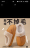 俞兆林（YUZHAOLIN）棉拖鞋居家用室內厚底保暖毛絨棉鞋 YG978 曬單實(shí)拍圖