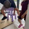 宜家（IKEA）MAMMUT瑪莫特兒童桌學(xué)習繪畫(huà)小桌子學(xué)生家用幼兒園餐桌 兒童椅淡紫色 曬單實(shí)拍圖