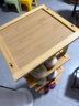 全品屋楠竹鞋架簡(jiǎn)易門(mén)口入戶(hù)柜多層家用宿舍小置物架子收納多功能儲物盒 曬單實(shí)拍圖