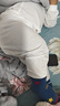 拉比（Labi Baby）童裝兒童內衣套裝男女寶寶25四季抑菌家居服內衣2套裝分體打底 肩開(kāi)（2套裝） 90 曬單實(shí)拍圖