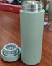 米家 保溫杯 316不銹鋼水杯 男女士杯子 大容量茶杯便攜 350ml綠色 曬單實(shí)拍圖
