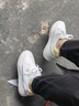 鴻星品牌斷碼小白鞋女鞋2025新款秋冬季百搭透氣板鞋女士休閑運動(dòng)鞋女 白紫 35 【鞋碼偏小，建議拍大一碼】 曬單實(shí)拍圖