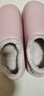 ECAC手術(shù)室防水棉拖鞋女冬季外穿毛絨保暖家居厚底醫用包跟護士鞋冬天 皮粉色【防水保暖】防滴濺 38 -39【適合37-38碼】 曬單實(shí)拍圖