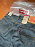 Levi's商場(chǎng)同款李維斯25秋冬新款男經(jīng)典555寬松直筒牛仔褲A7223 藍灰 34 (32) 曬單實(shí)拍圖