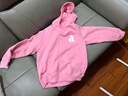 亞瑟士亞瑟士童裝衛衣冬季新款男女兒童保暖加厚運動(dòng)連帽衛衣 0620粉色 150 曬單實(shí)拍圖