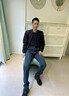 KURIOS品牌男士加絨加厚牛仔褲男秋冬款藍灰色褲子新款冬季保暖男褲 043R藍灰色【加絨】 加厚 28 2尺1適合100斤左右 曬單實(shí)拍圖